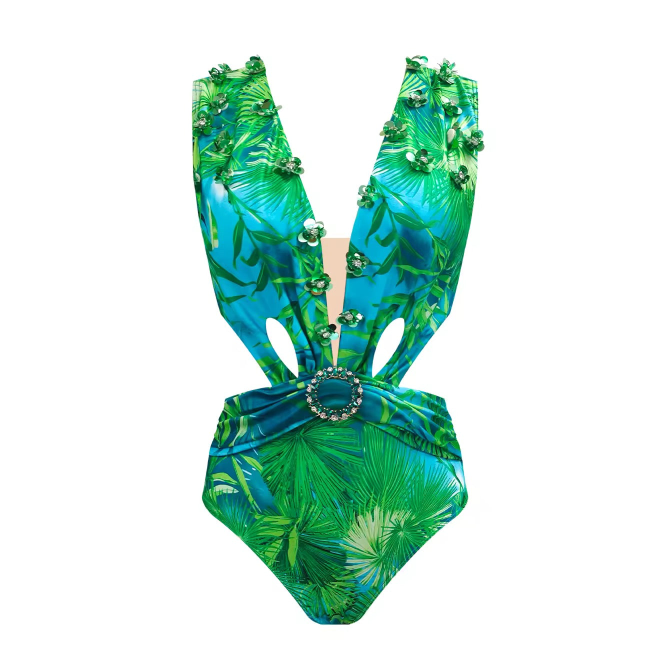 Bikini Set Printed Diamond Brazilian Biquini