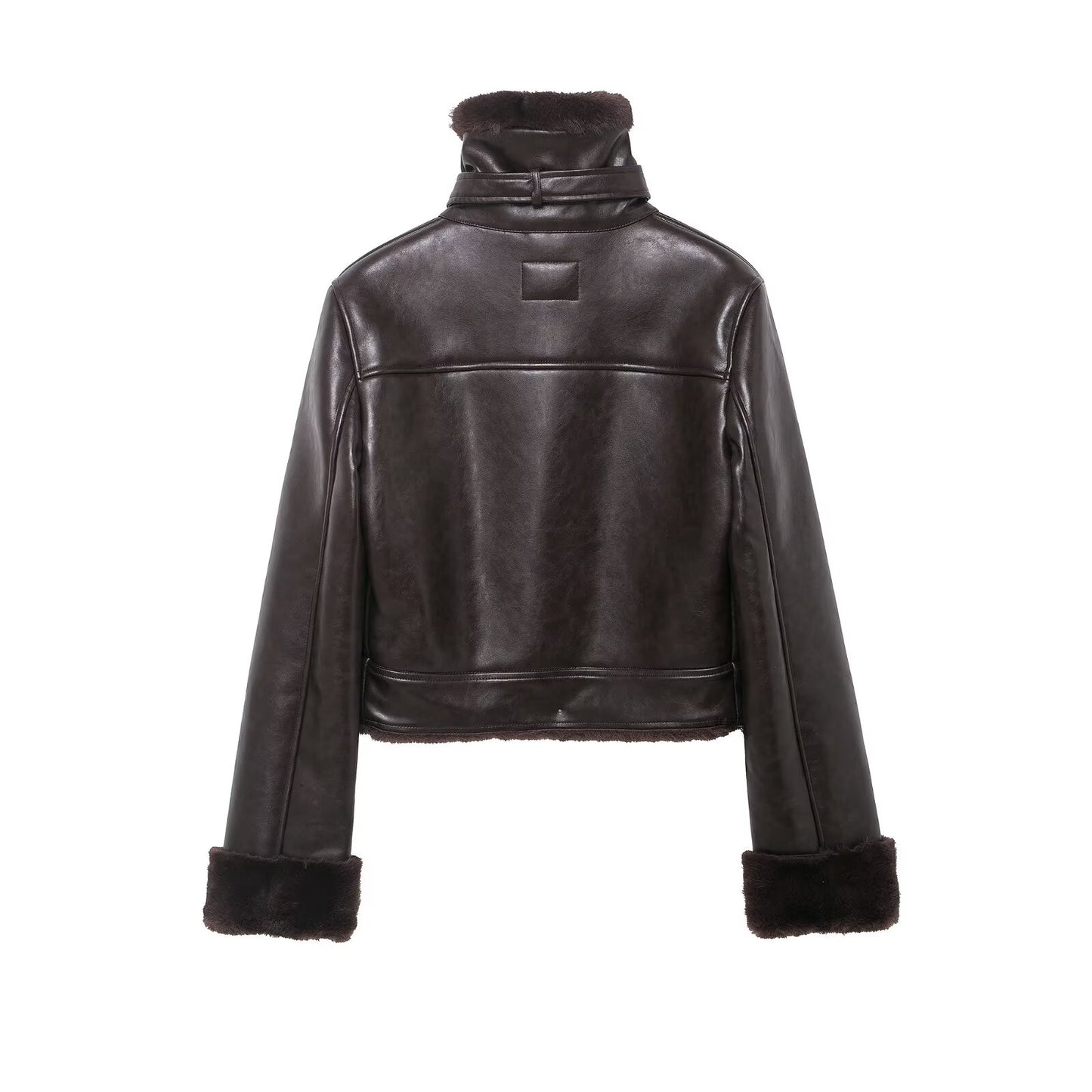 Winter Small Short Double Sided Artificial Fur Jacket