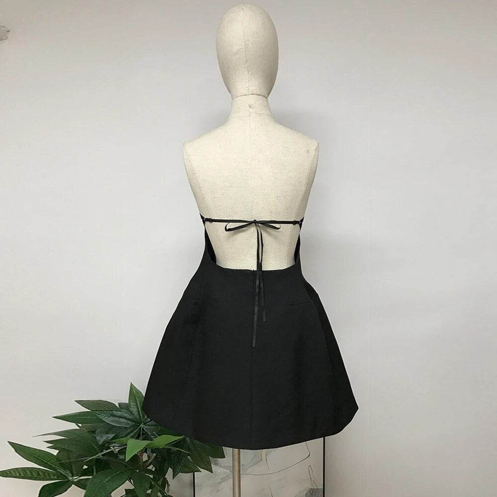 Diamond Sequins Sexy Strapless Mini Dress - REBECATHELABEL