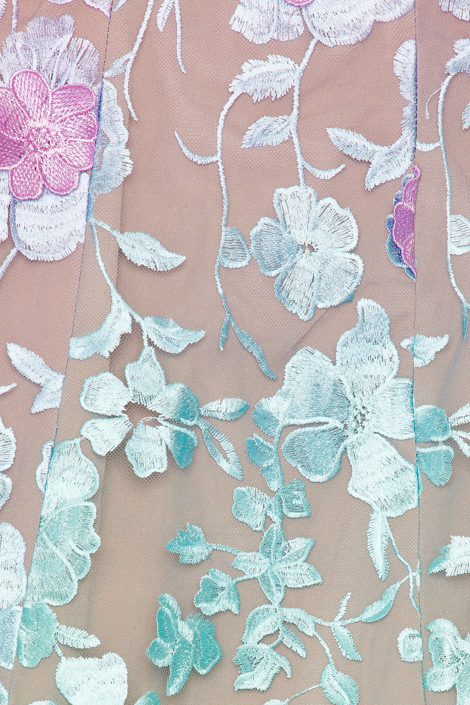 Sleeveless Strapless Appliques Embroidery Slim Dress Flower Long Dress