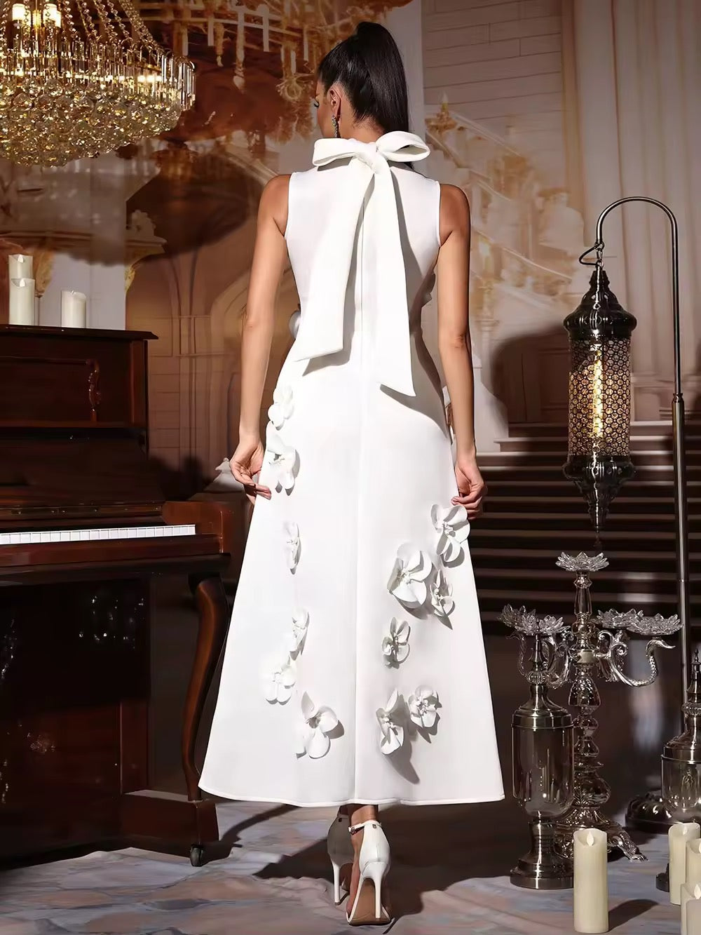 Patchwork Appliques Dress