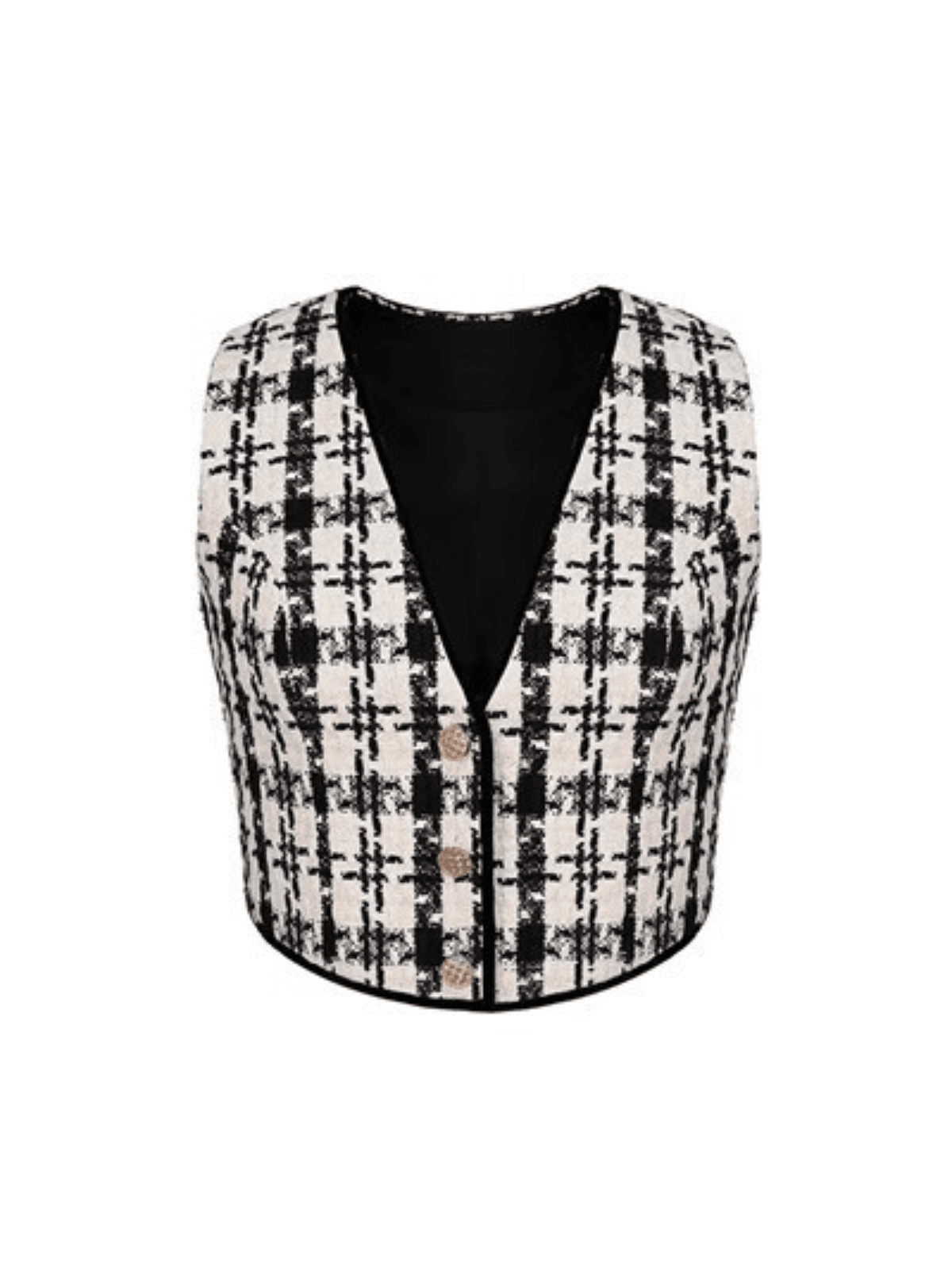 Houndstooth Skirt Three Piece Set - REBECATHELABEL