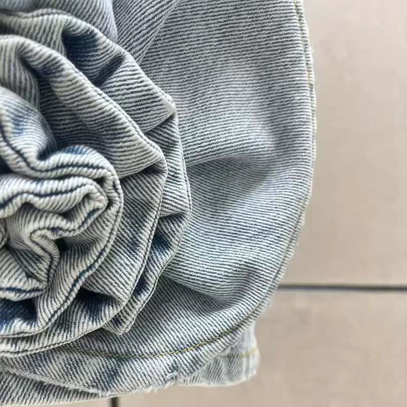 Dimensional Rose Embellished Dress, Sleeveless Backless Mini Dress