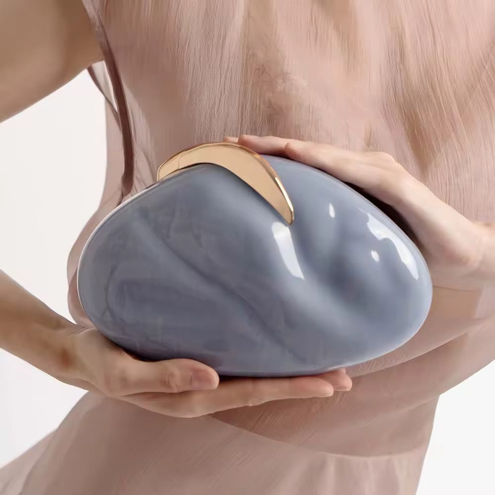 Metal Handle Mini Purse