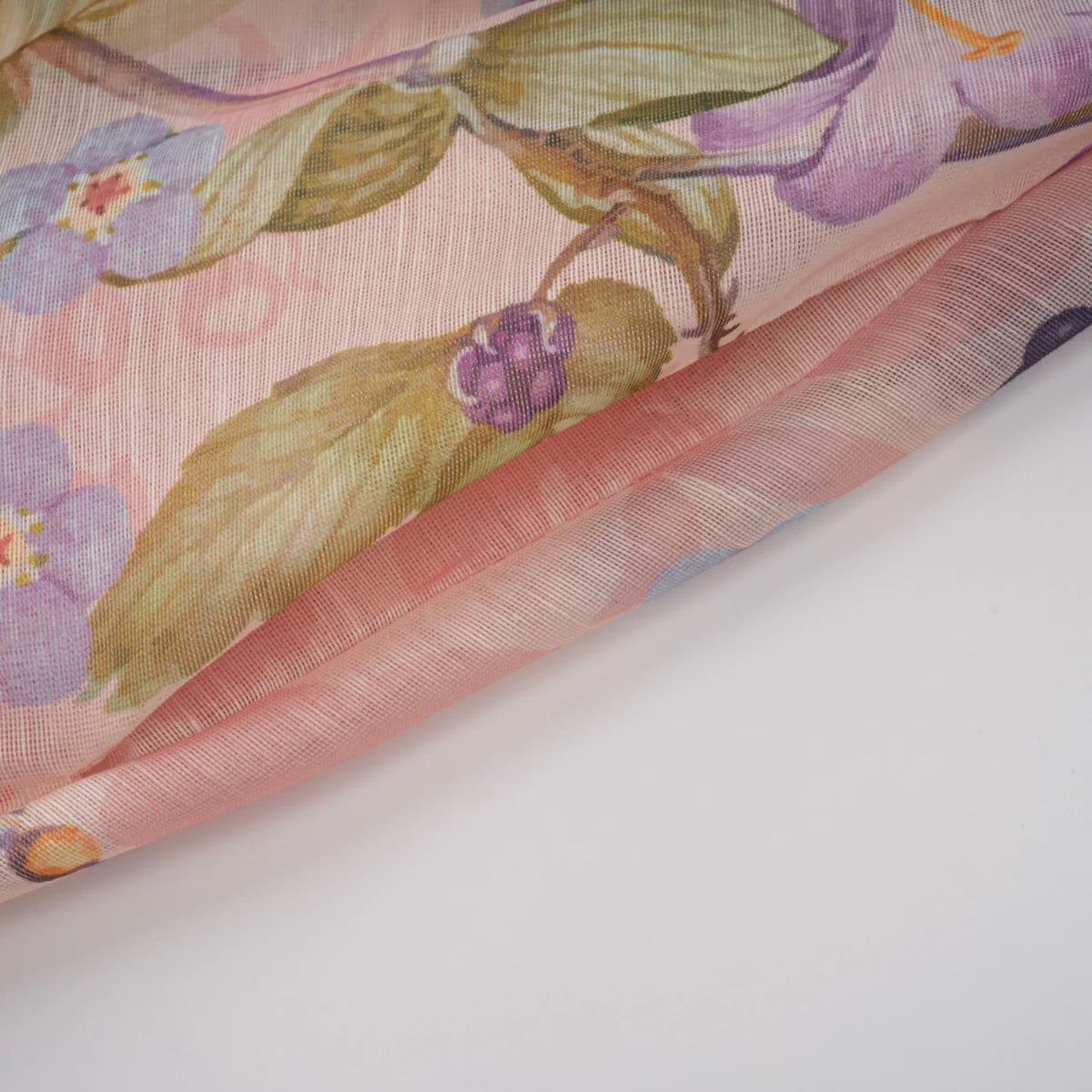 Pink Floral Print Maxi Dress