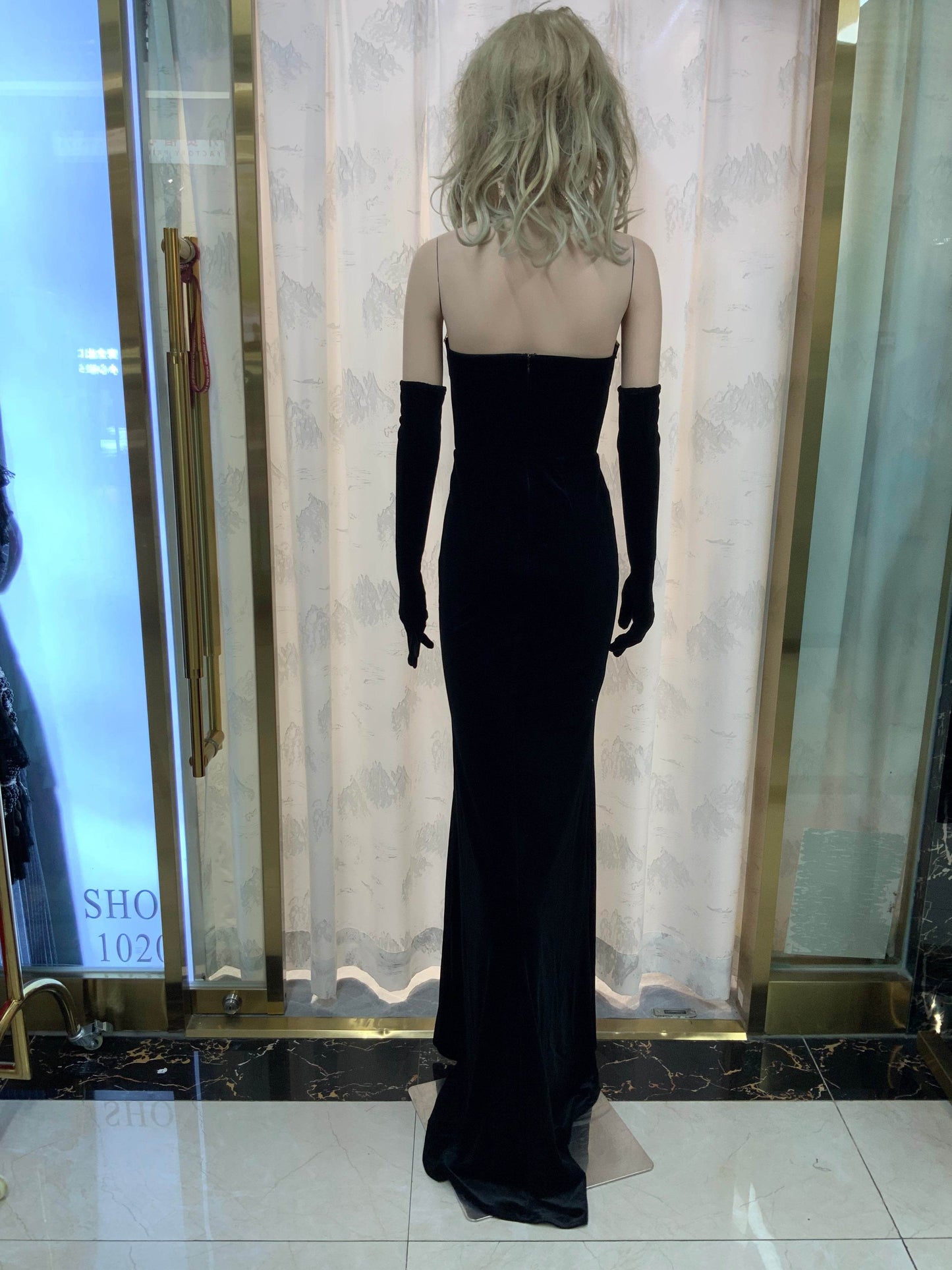 Milan velvet dress - REBECATHELABEL