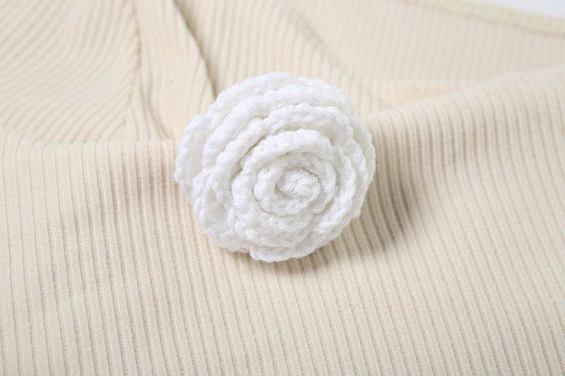 Off Shoulder Halter Sexy Long Sleeved Shirt Stitching Skirt set - REBECATHELABEL