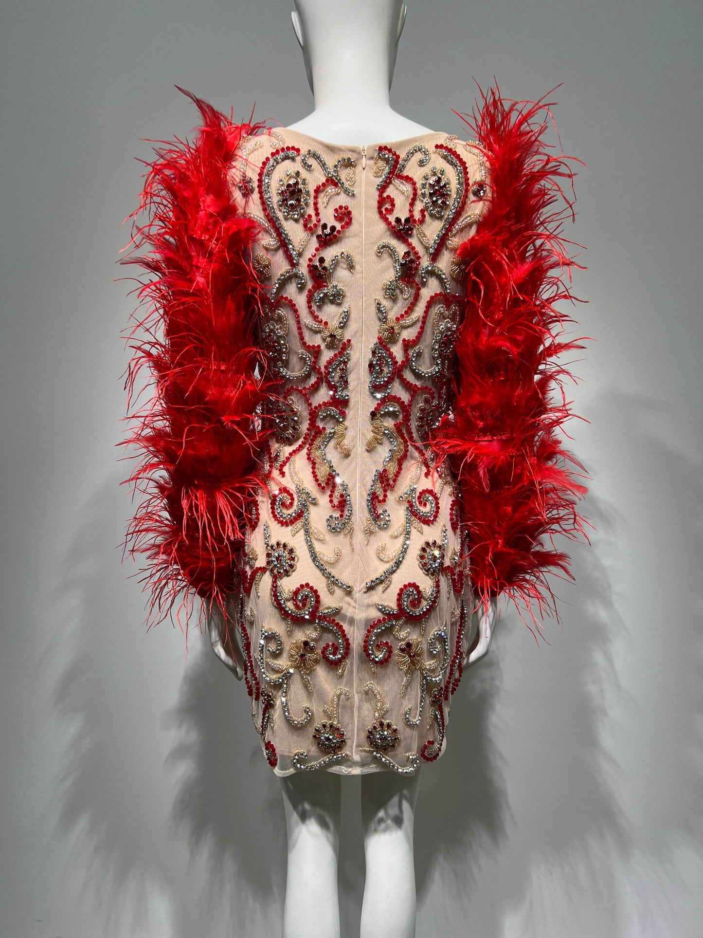 Yandy feather dress - REBECATHELABEL