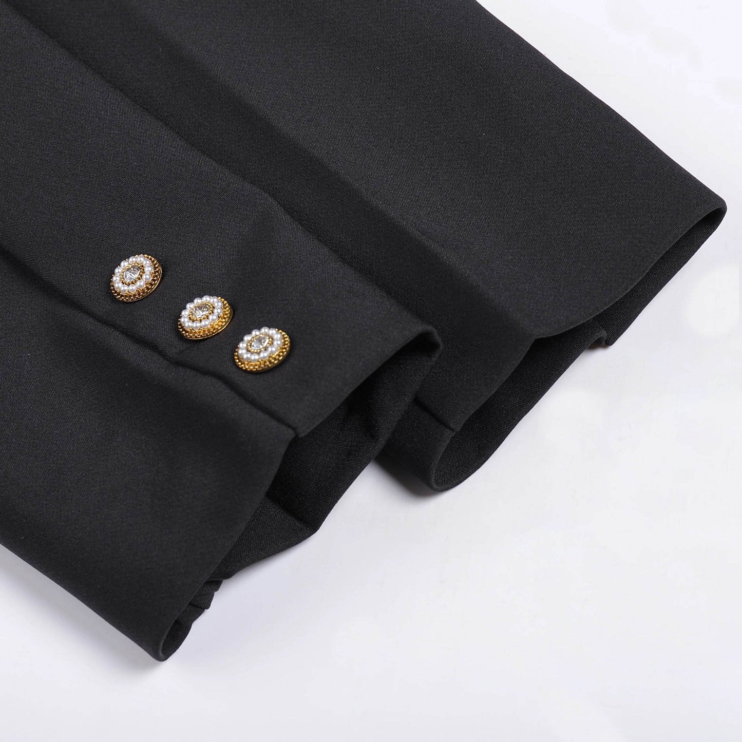 Rebecca flower black blazer - REBECATHELABEL