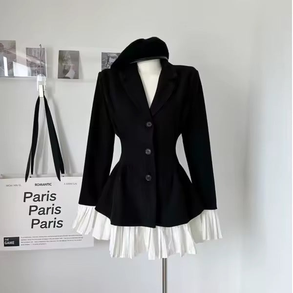 Rébecca Color Block Mini Blazer Dress