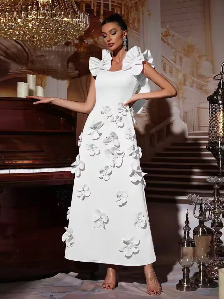 Patchwork Appliques Dress