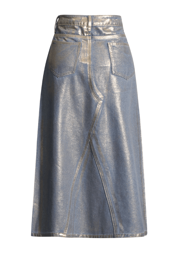 NAIKA DENIM SKIRT - REBECATHELABEL