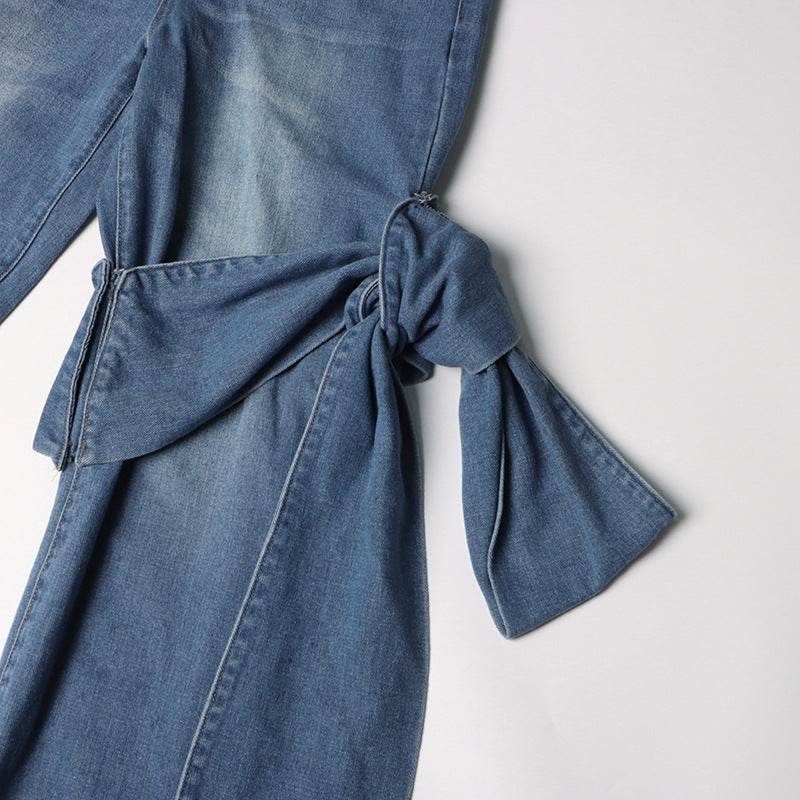 Camille denim pant - REBECATHELABEL