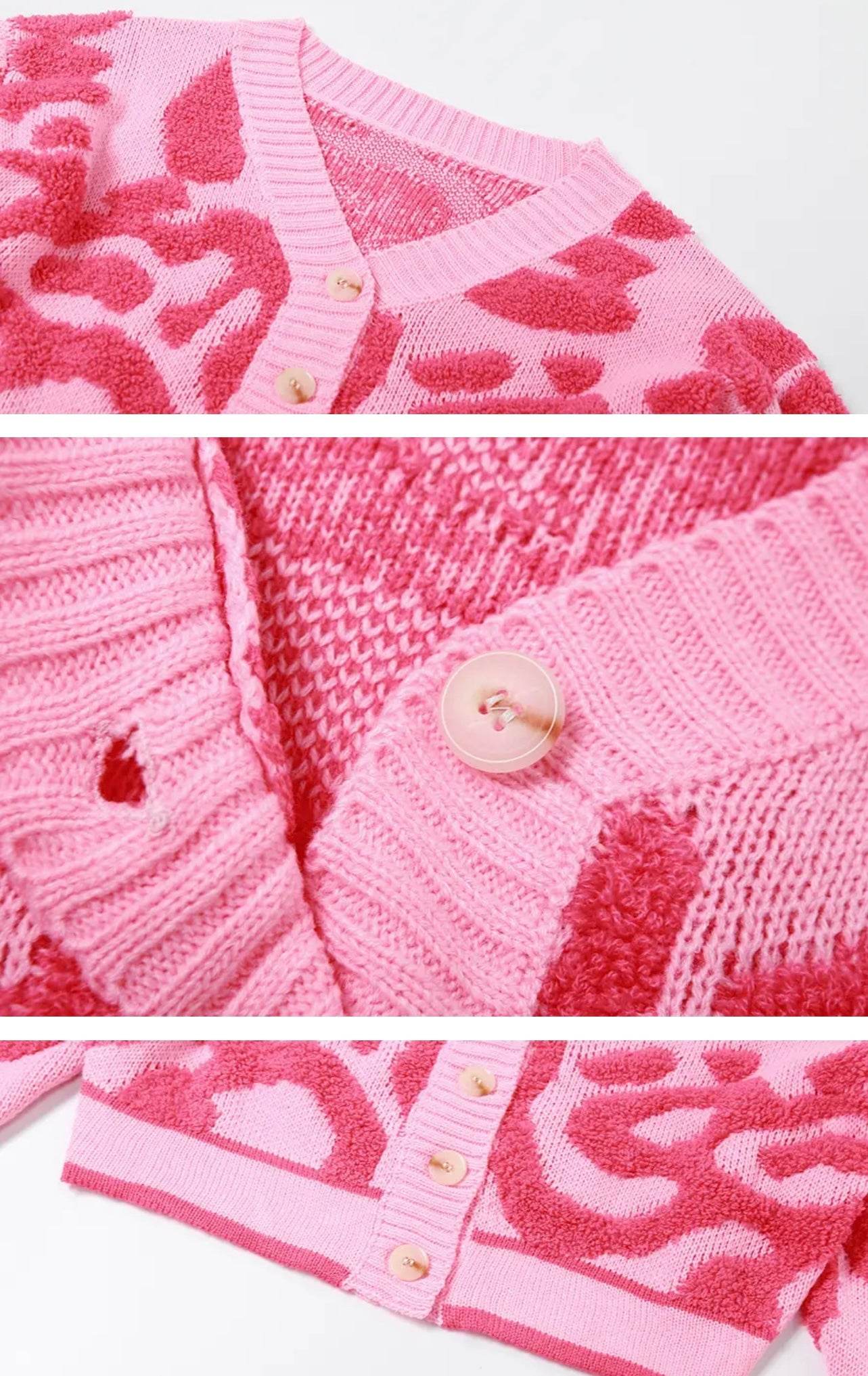 Bare Midriff Sweet Knitted Cardigan - REBECATHELABEL