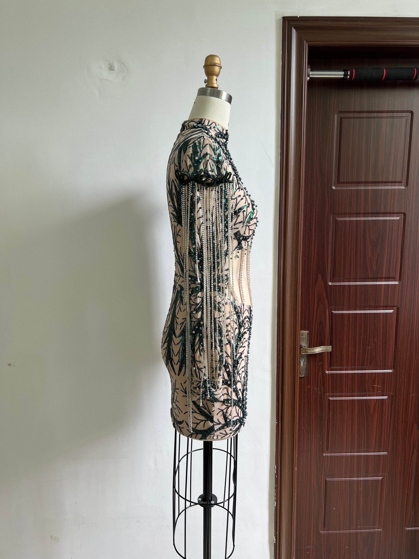 Becky rhinestones and pearls dress - REBECATHELABEL