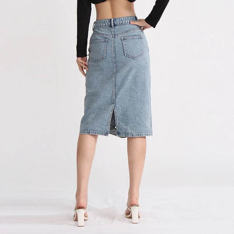 Camila denim skirt - REBECATHELABEL