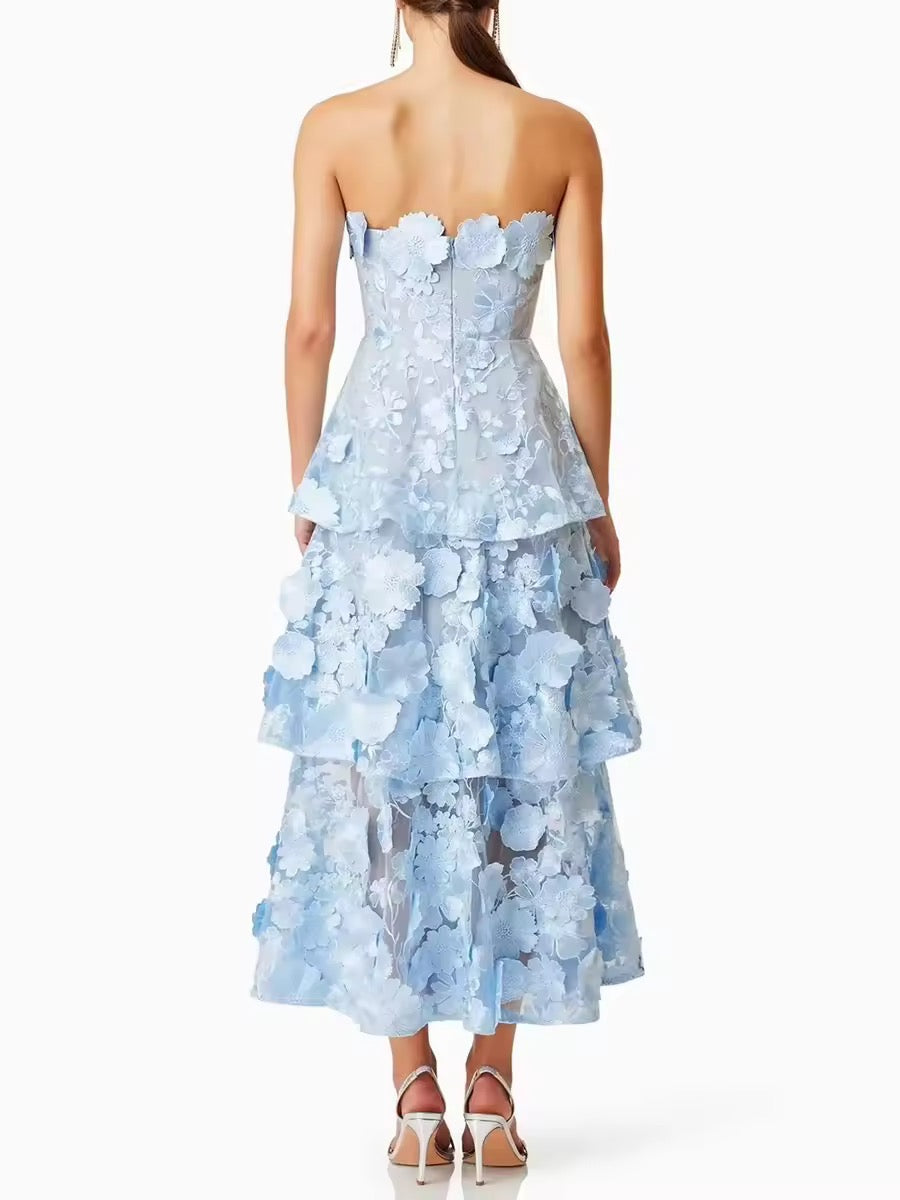 Patchwork Appliques Chic Dress