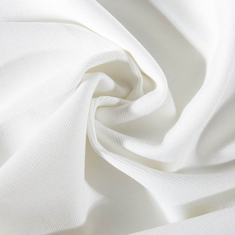 Lulu white midi dress - REBECATHELABEL