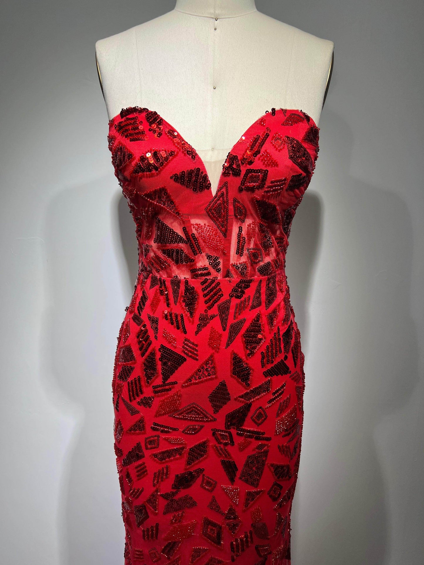 Farimah maxi feather dress - REBECATHELABEL