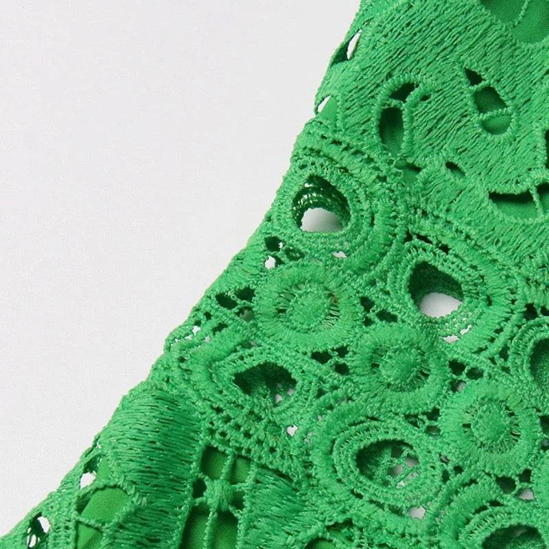 Green Midi Dress - REBECATHELABEL