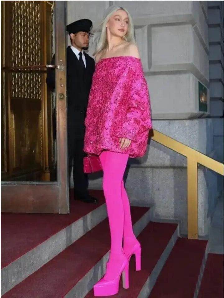 Jacquard Mini Dress - REBECATHELABEL