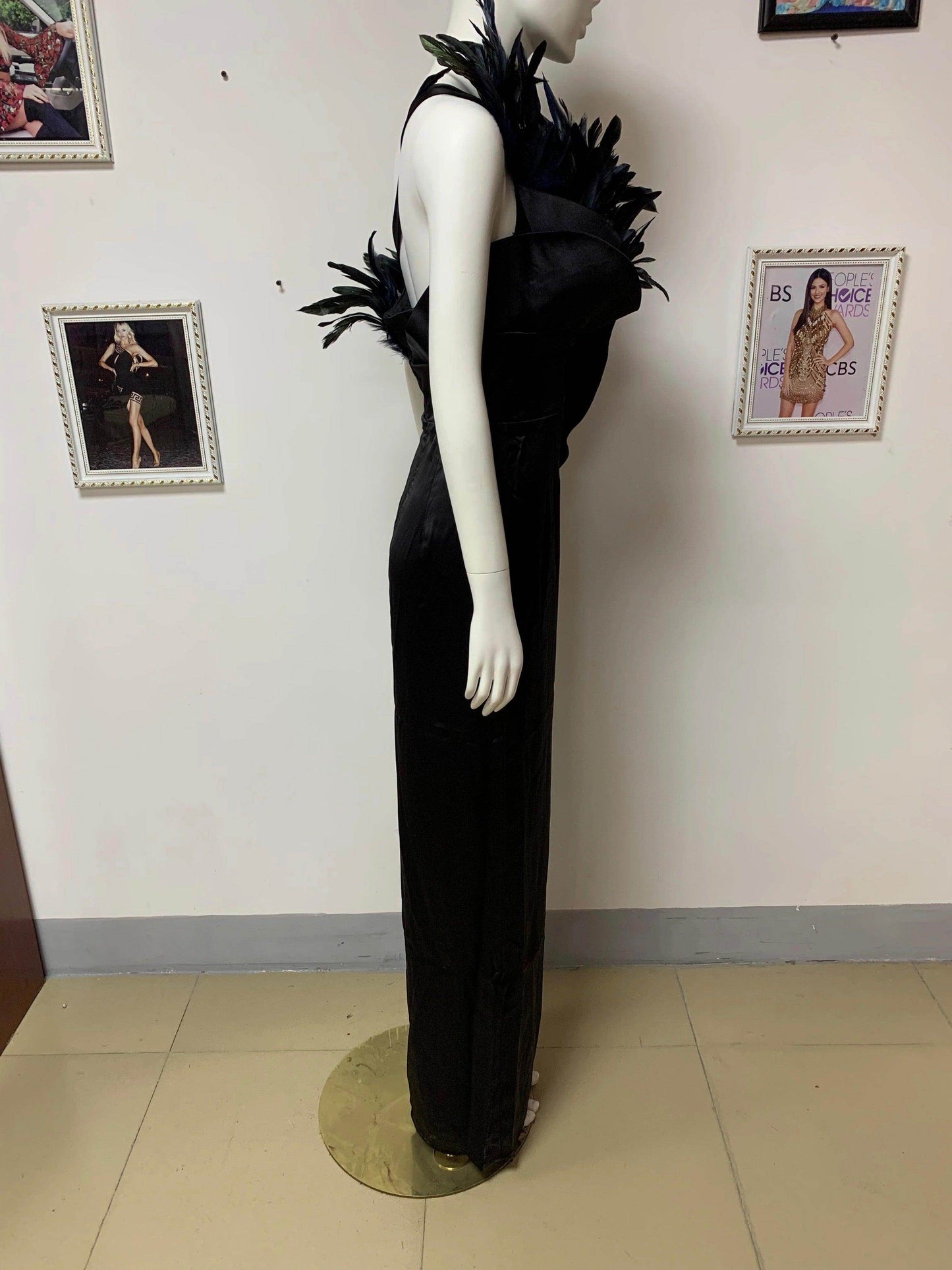 Keep shining feather dress - REBECATHELABEL