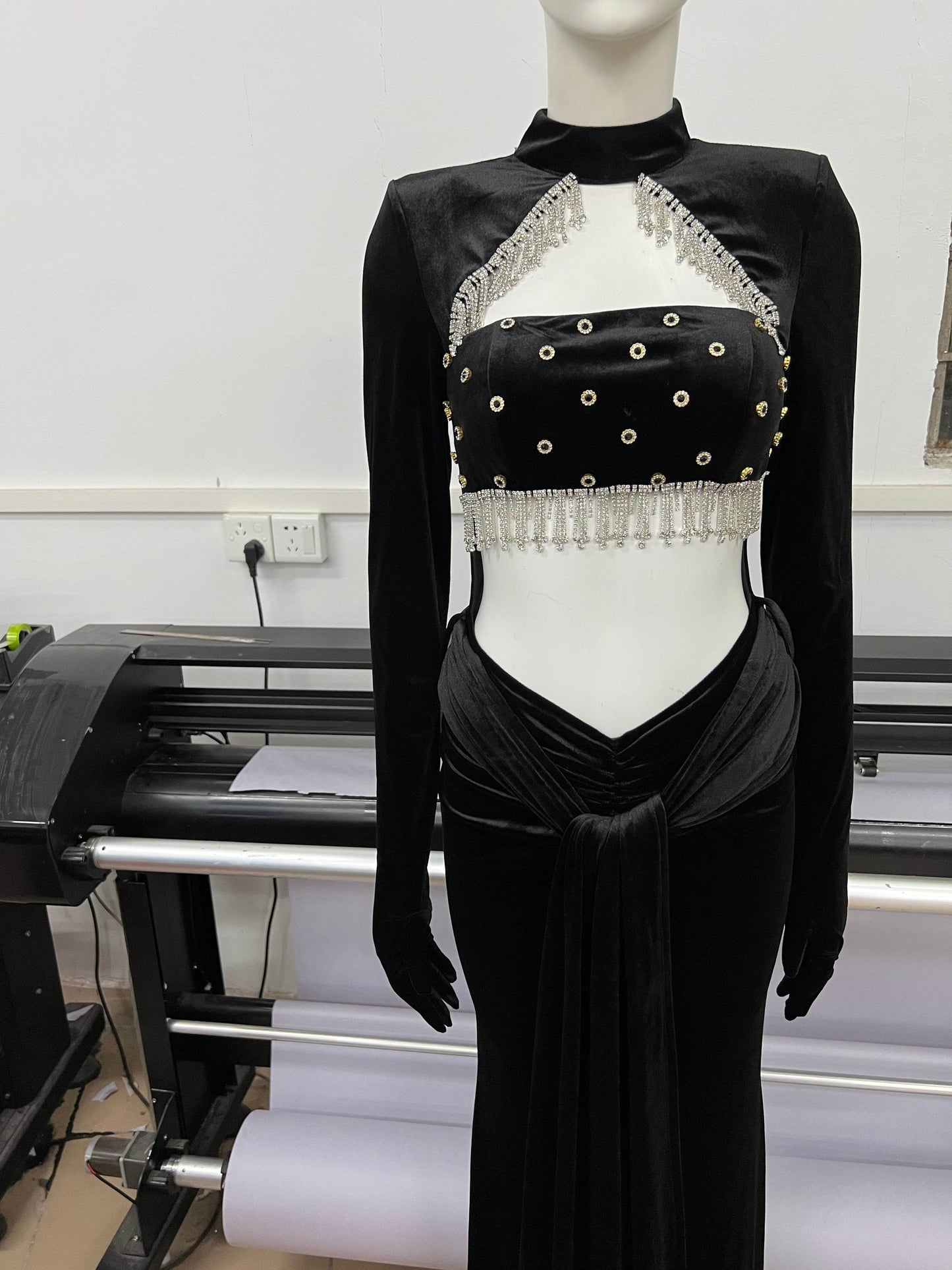 Kim floor Length dress - REBECATHELABEL