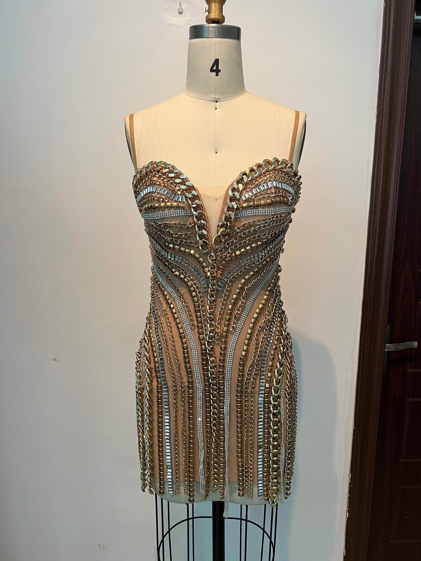 Kimola chain mini dress - REBECATHELABEL