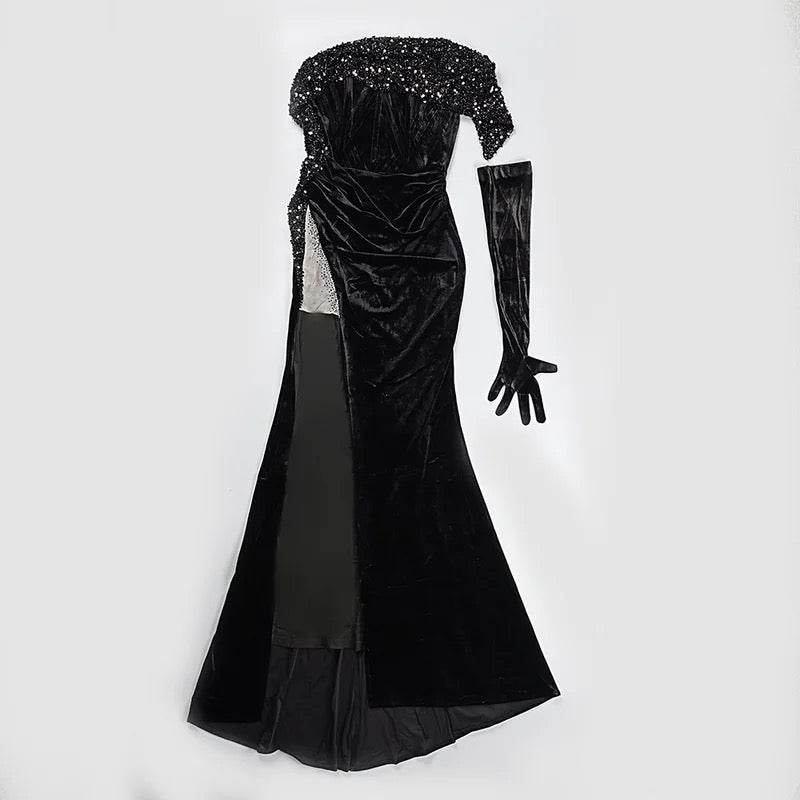 Lisania dress with glove - REBECATHELABEL