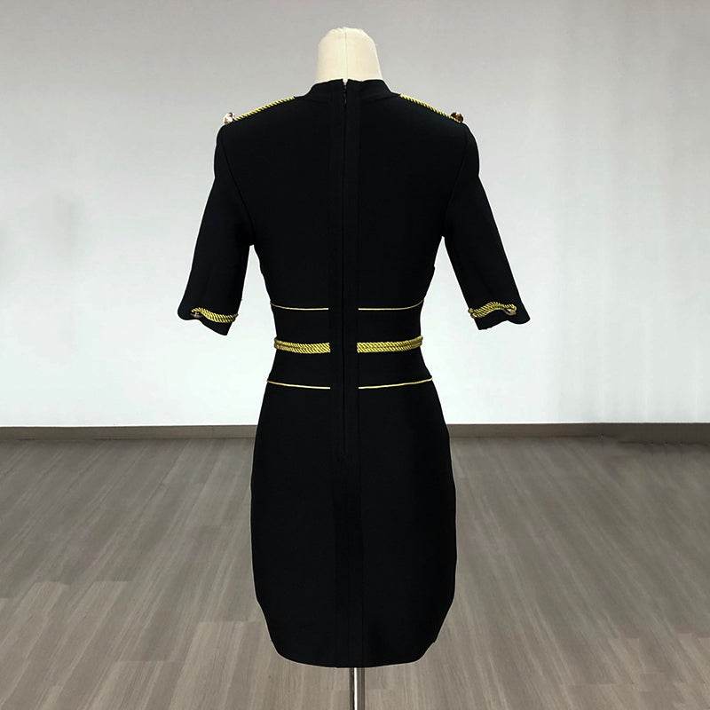 Nandi short sleeve dress - REBECATHELABEL