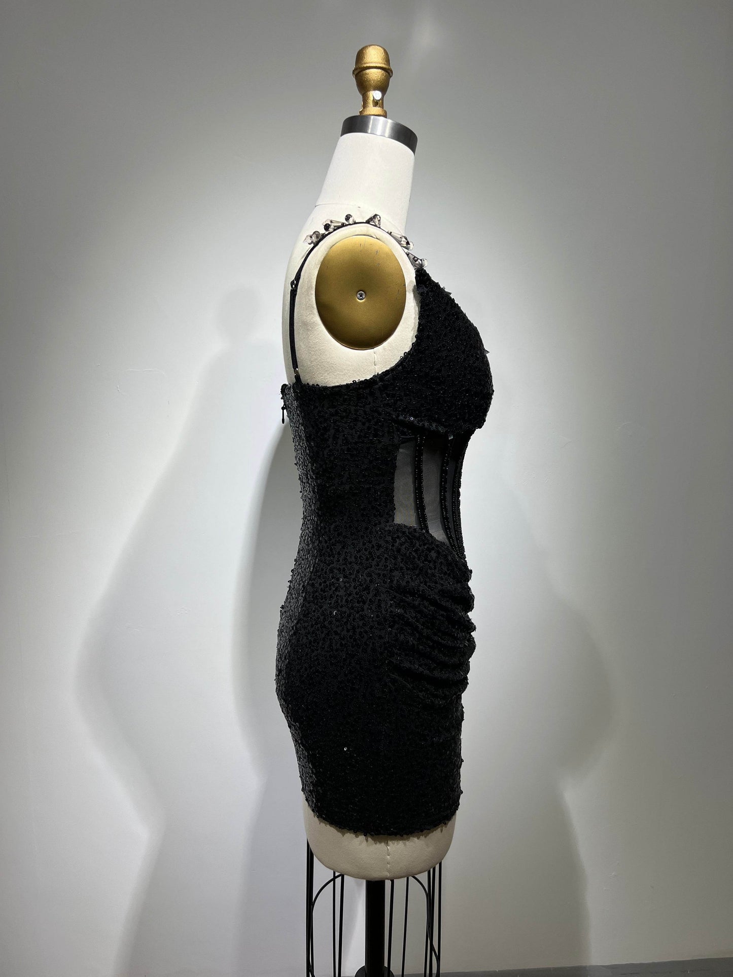 Peri Diamond Sequins dress - REBECATHELABEL