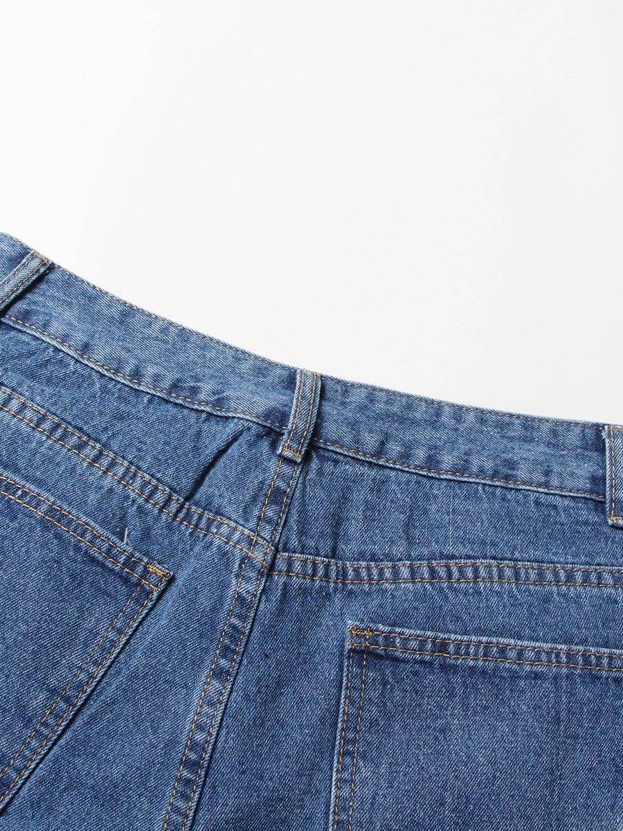 Spring Draping Retro Wide Leg Straight Leg Pants - REBECATHELABEL