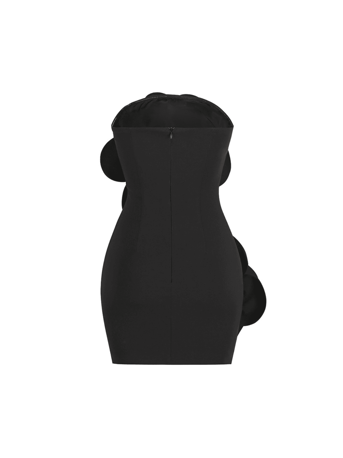 Strapless Flower Mini Dress - REBECATHELABEL