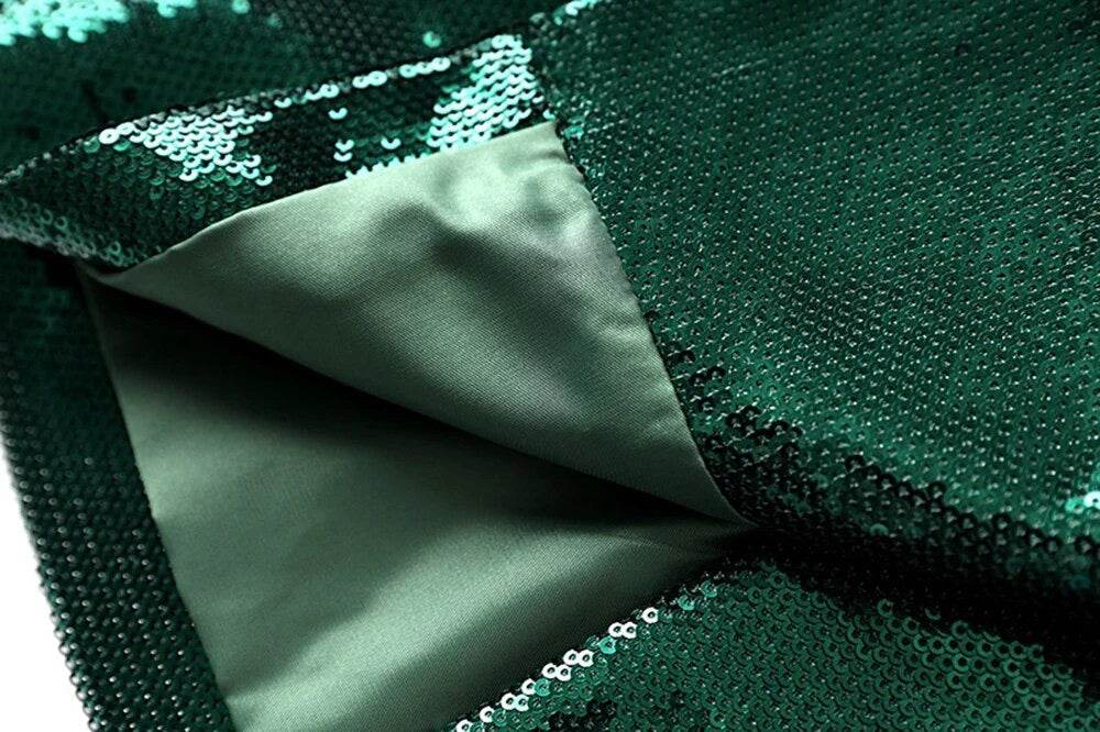 Trim Sequins Blazer+Miniskirt set - REBECATHELABEL