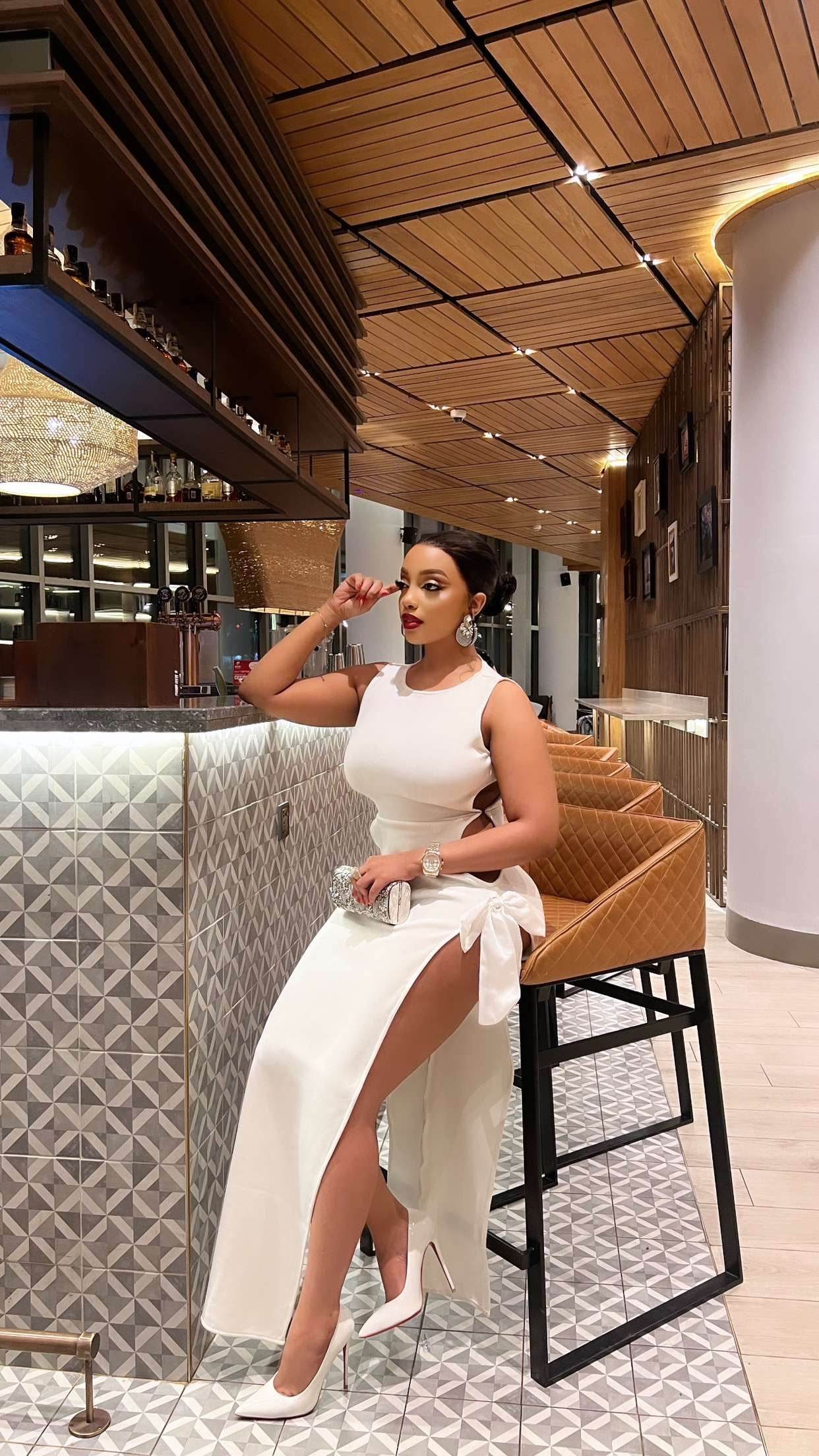 Zeina cutout bandage midi dress - REBECATHELABEL