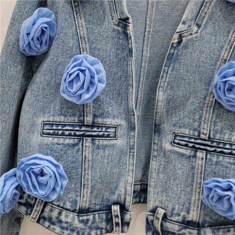 Camile denim jacket - REBECATHELABEL
