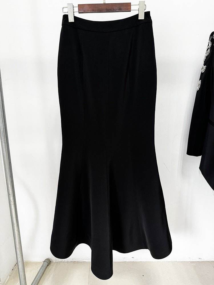 Crystal skirt blazer set - REBECATHELABEL