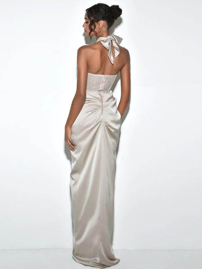 emma Floor-length Elegant Evening Dress - REBECATHELABEL