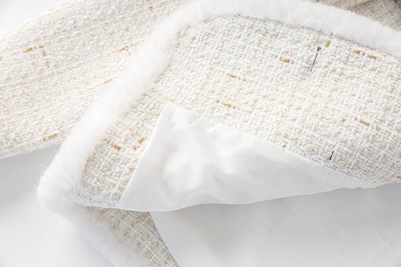 Lili white blazer - REBECATHELABEL