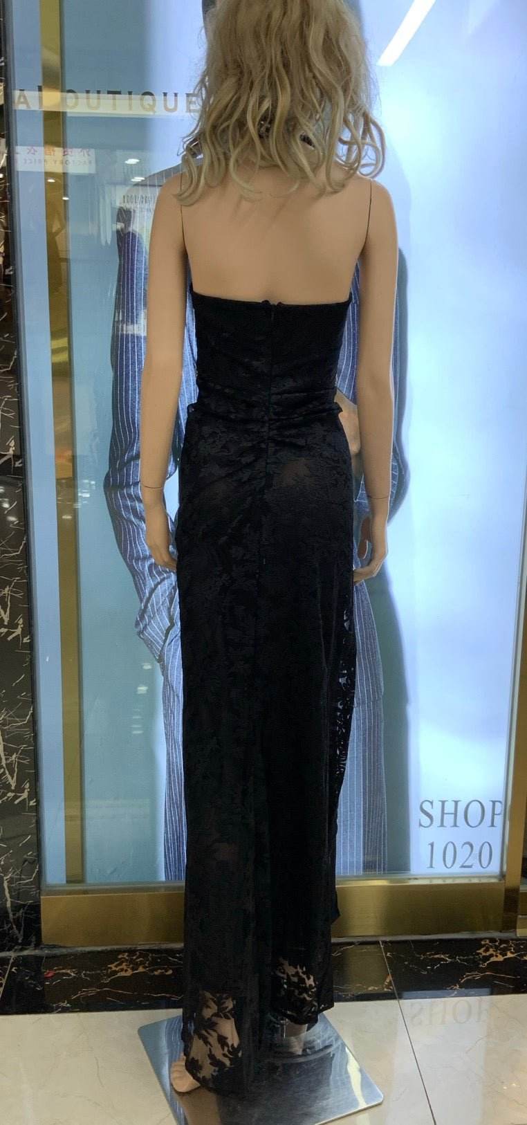 Loma rhinestones and diamonds dress - REBECATHELABEL