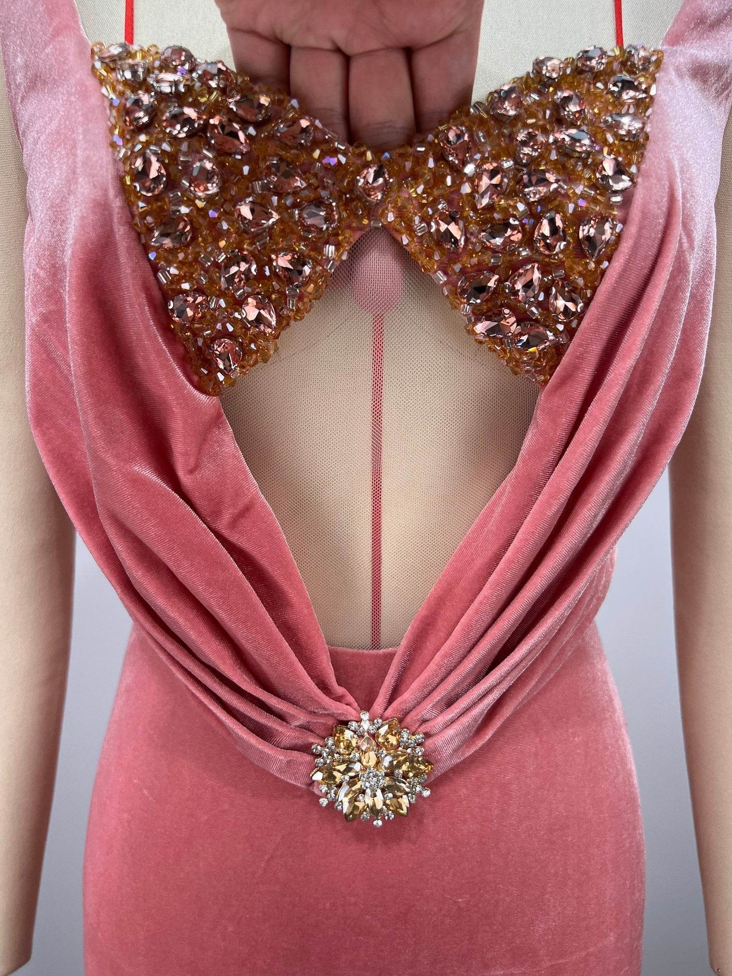 Loma velvet dress - REBECATHELABEL