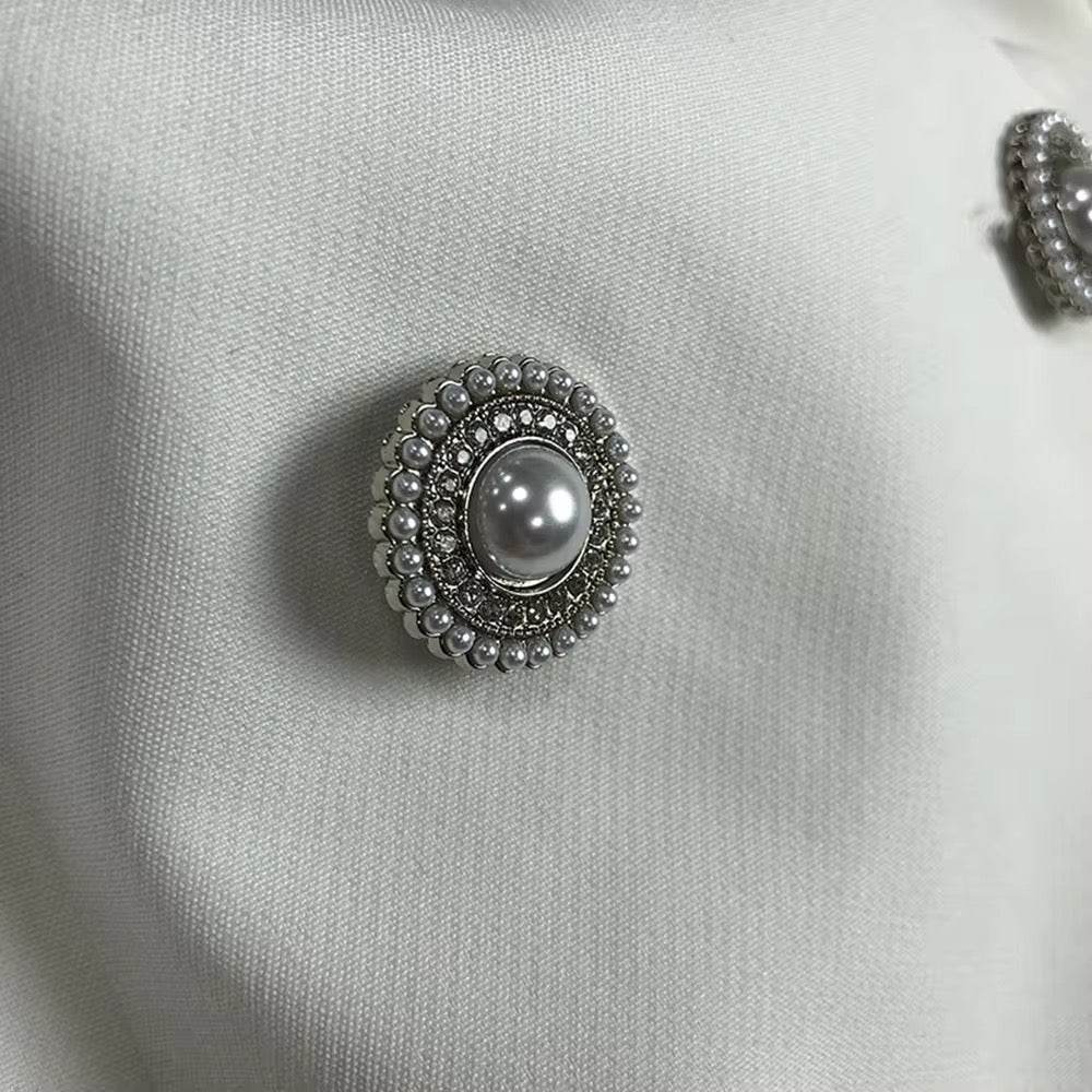 Long Sleeved Blazer Double Breasted Bodycon Dress - REBECATHELABEL