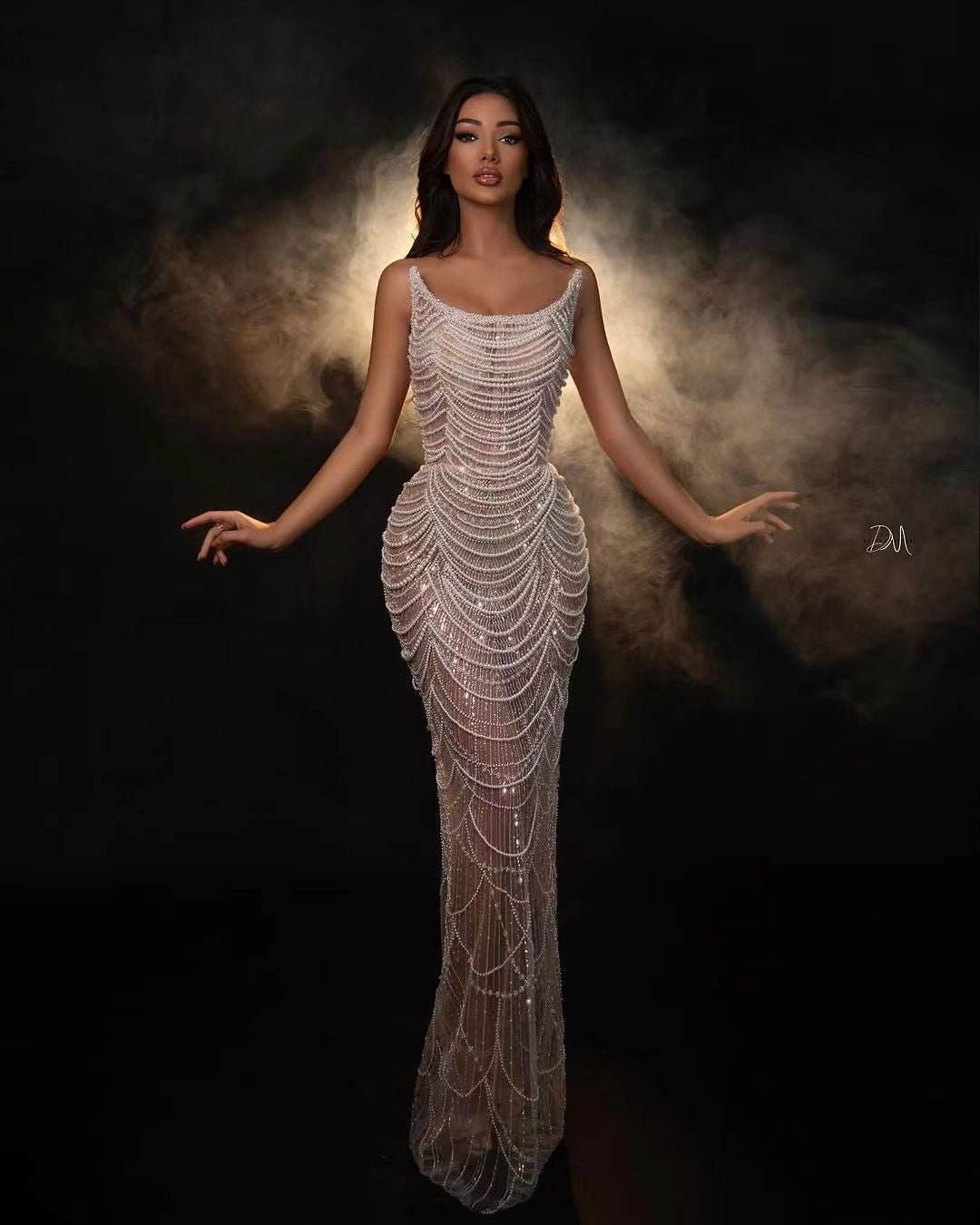 Lorah pearl dress - REBECATHELABEL