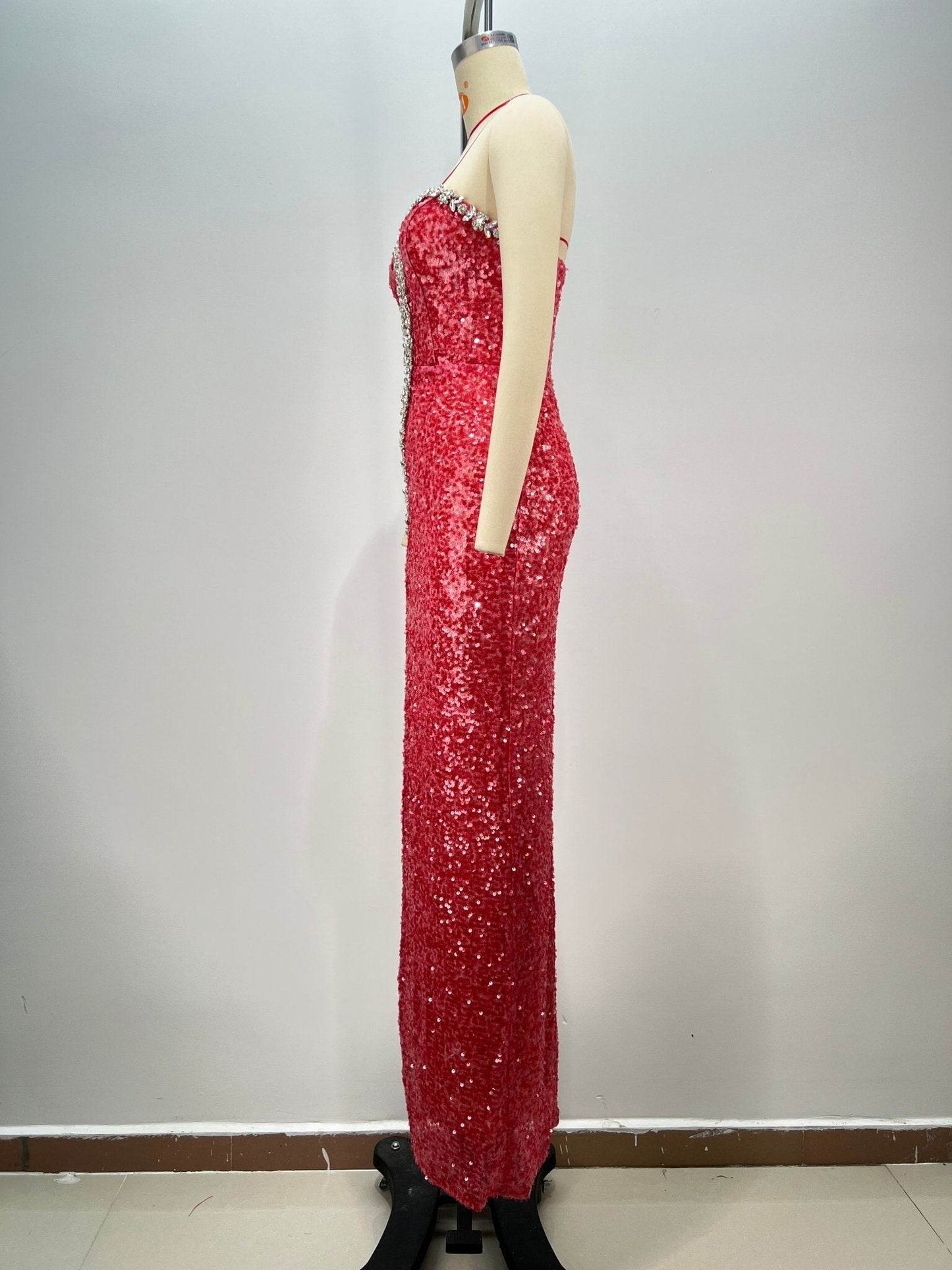 Lulu sequin diamond dress - REBECATHELABEL