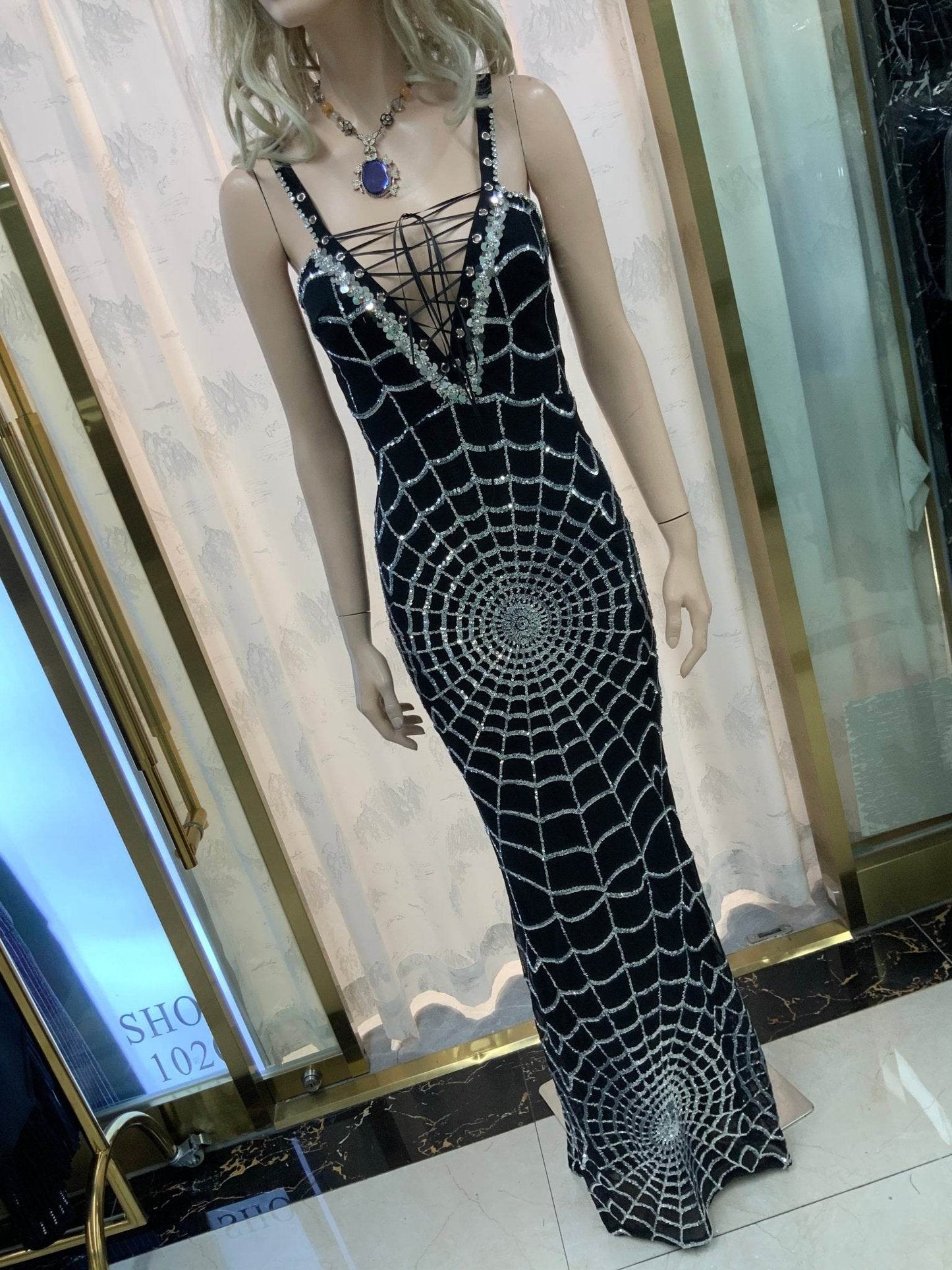 Milan floor length dress - REBECATHELABEL