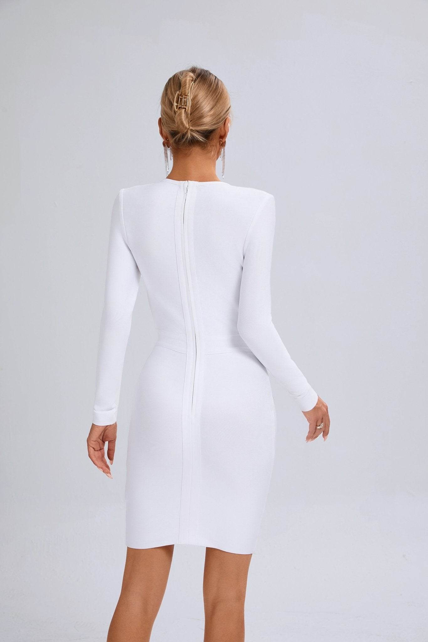 Milan white bandage dress - REBECATHELABEL