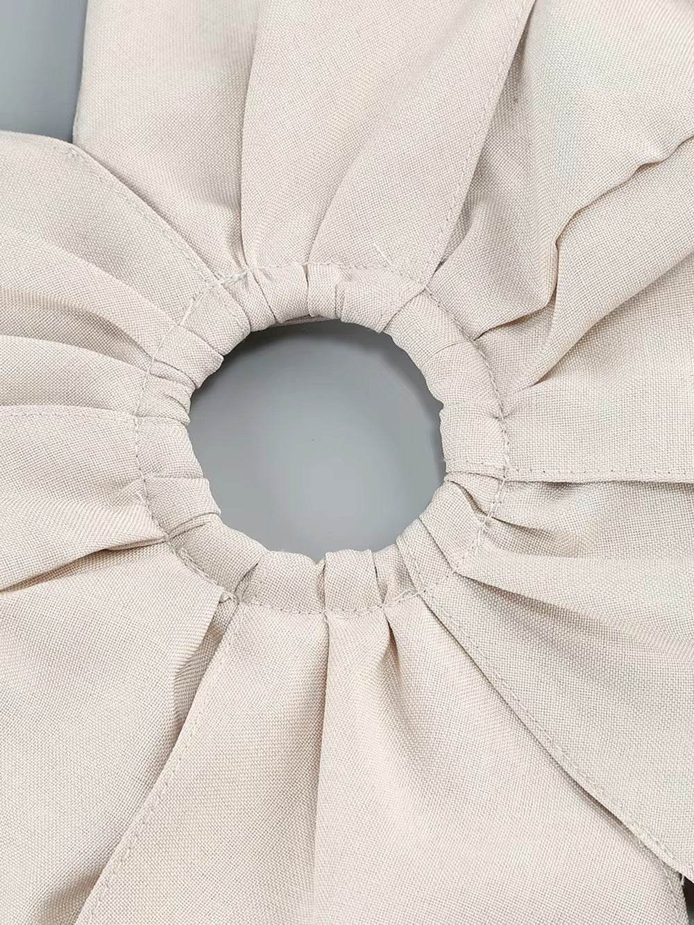 Sexy Backless Halter Mini Dress - REBECATHELABEL