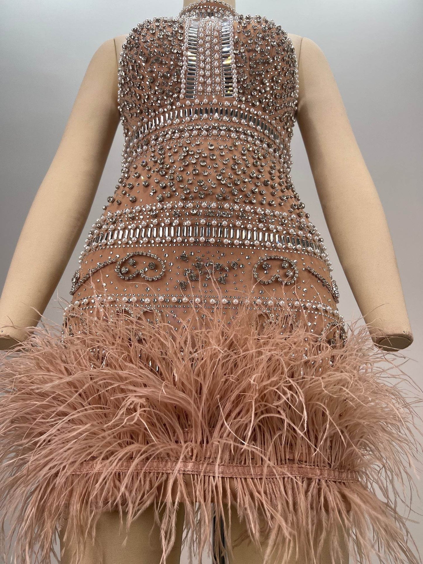 Tutu feather mini dress - REBECATHELABEL