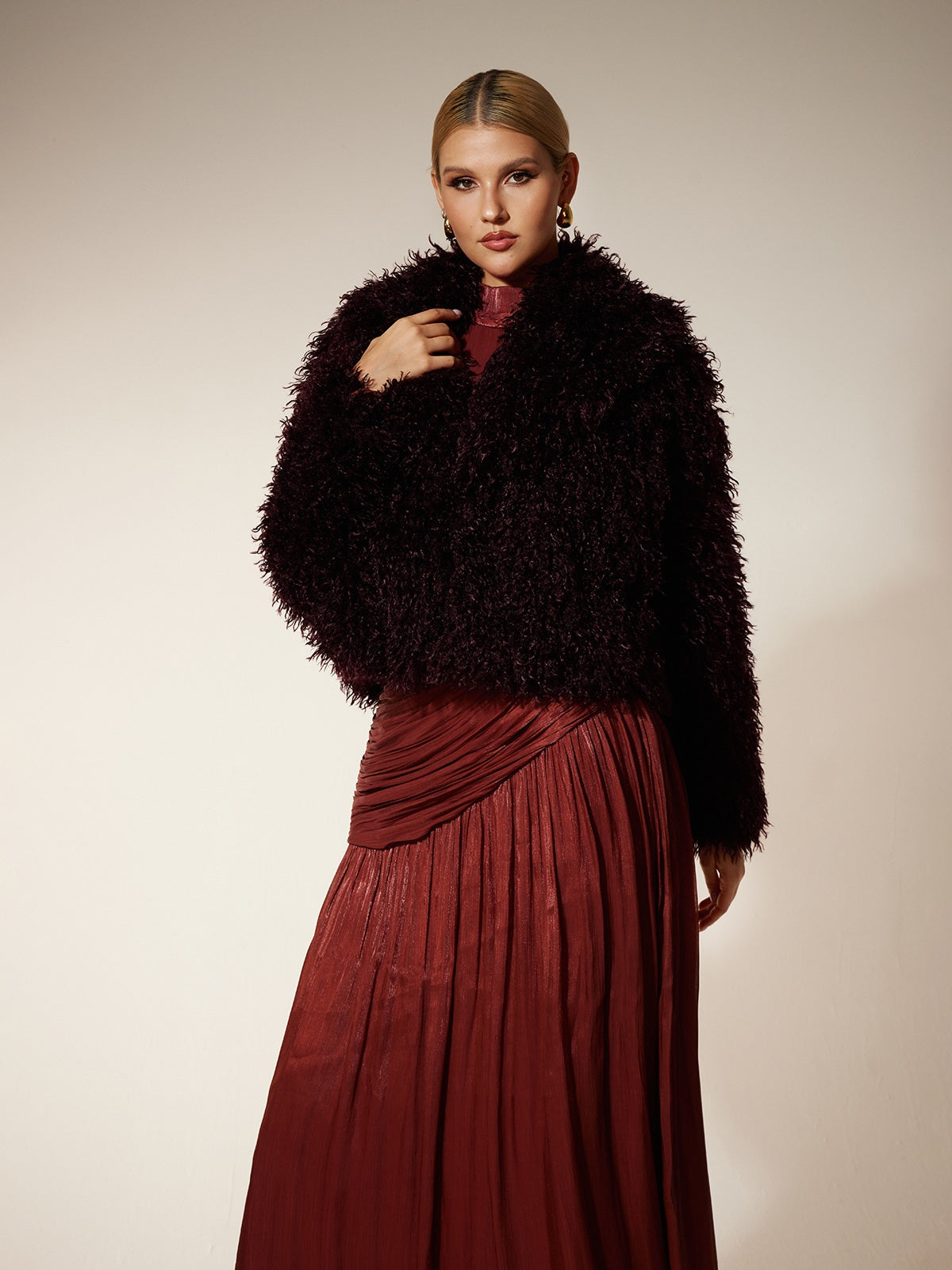 Faux Fur Short Jacket