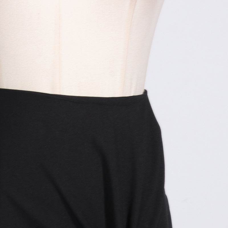 High Waist Slimming Bow Lace Pleated Split Skirt - REBECATHELABEL